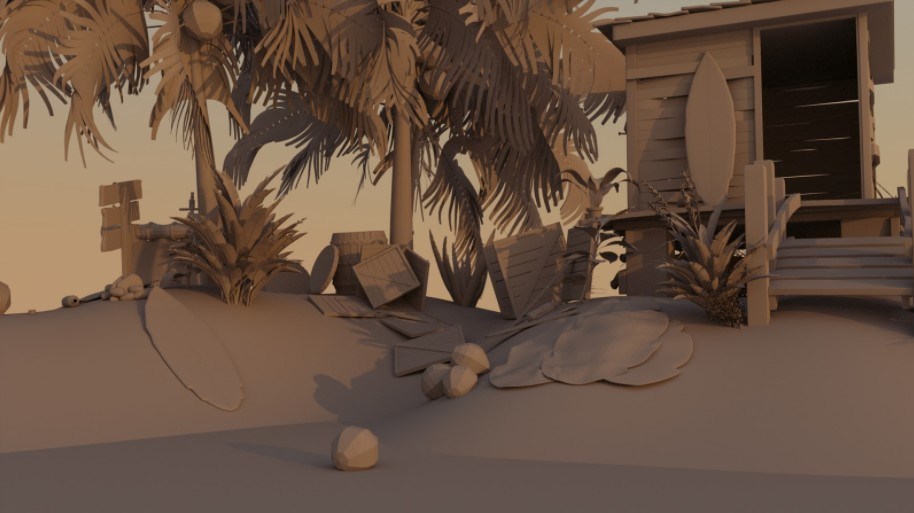 Free-Maya-Rigs-Beach