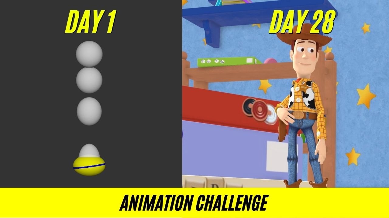 28 Day Animation Challenge Intro