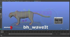 bh_waveIt paid maya animation script bh wave it