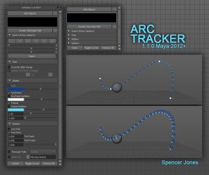 free maya animation script arc tracker 110